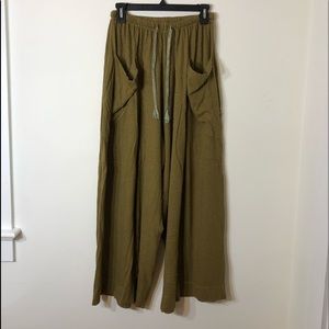 Free People Flowy Wide Leg Lounge Pants